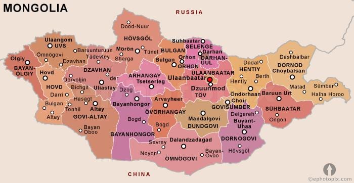 lao li Mongolsko politické