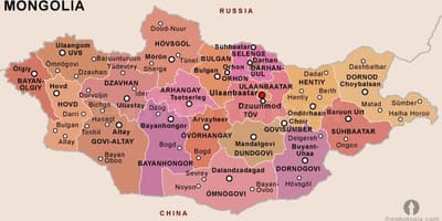 Lao li Mongolsko politické 